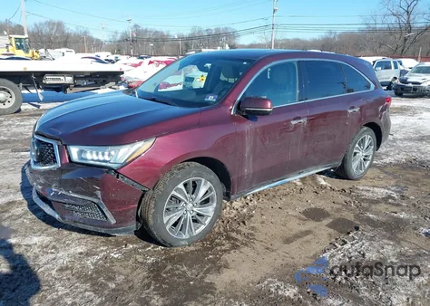 2017 Acura Mdx Technology Package из США, поврежденный, VIN 5FRYD4H53HB011665